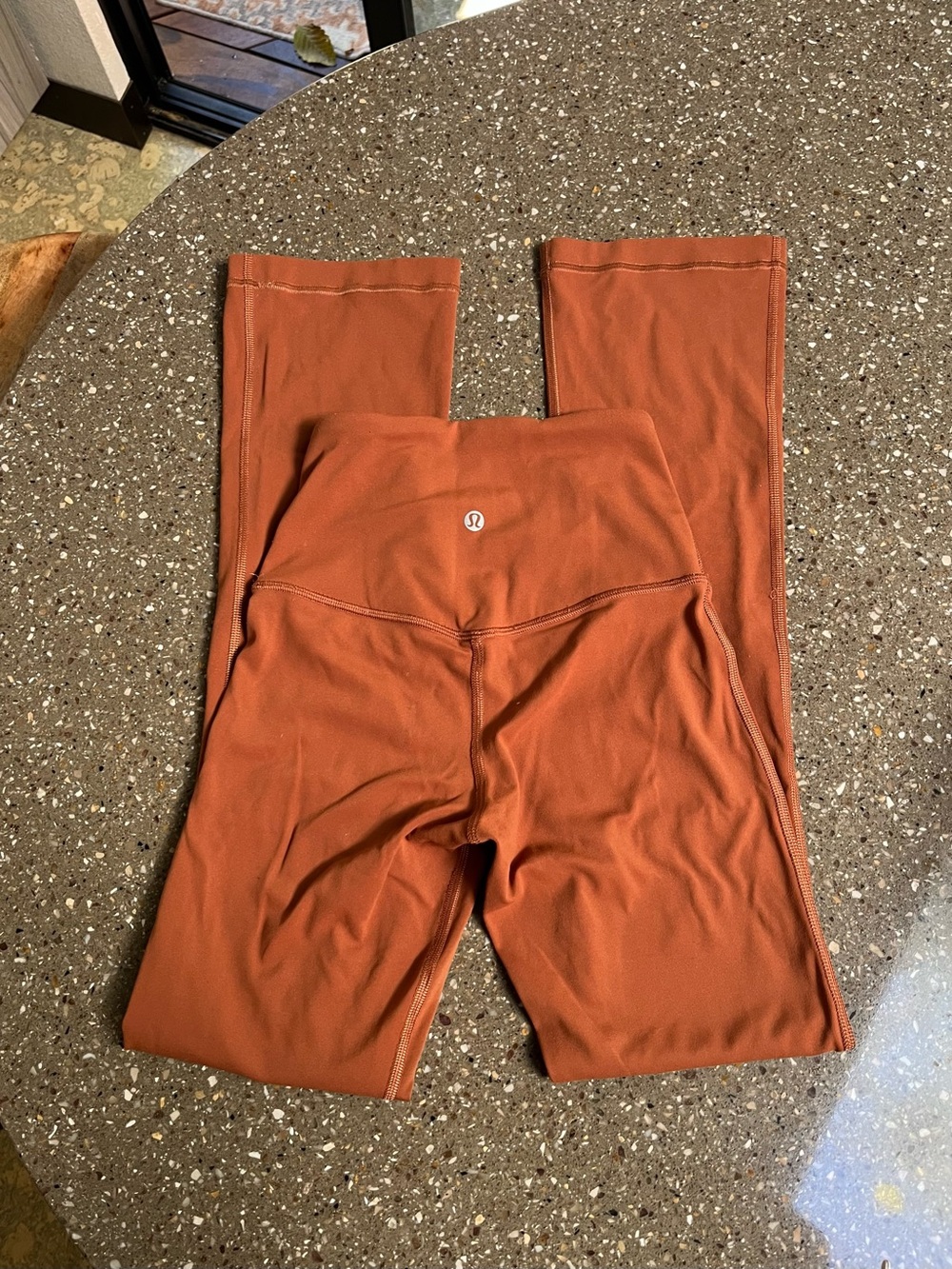 lululemon athletica girls Burnt Orange Performance Pants